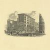 Building labeled J. Dent's Hotel. Building to left lettered Apollo