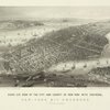 Birds eye view of the City and county of New-York with environs