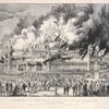 Burning of the New York Crystal Palace, on Tuesday Oct. 5th, 1858. During its occupation for the annual fair of the American Institute