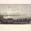 The mouth of the Hudson. From the original painting presented by citizens of New York. To his royal highness the Prince of Wales to whom this engraving is by permission respectfully dedicated
