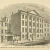 Public Schools. Front elevation of Ward School-House No. 20 in Chrystie near Delancey Street, Tenth Ward.