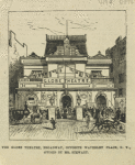 The Globe Theatre, Broadway, opposite Waverly Place, N.Y. Owned by Mr. Stewart.