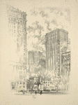 Lithographs of New York in 1904. Battery Park