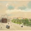 Broadway near 24th St., looking north. Corner of Fifth Ave. Hotel at left, Madison Square Garden (opened 1890) at right