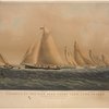 Regatta of the New York Yacht Club. June 1st 1854. Rounding the s.w. spit