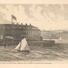View of Fort Lafayette, situated at the Narrows, New York Harbor, where the state prisoners are confined. Taken from Fort Hamilton