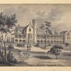 Original drawings representing residences of prominent people, all with "Staten Island N.Y." on the drawn portion
