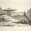 Arbor in the Ramble with terrace in the distance. From Central Park Album, 1862