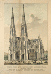 The new St. Patrick's Cathedral. Fifth Avenue, New York