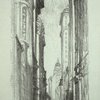 Lithographs of New York in 1904. Nassau Street