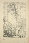 Lithographs of New York in 1904, "The Flat Iron"
