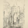 Lithographs of New York in 1904. Broadway above 23rd Street