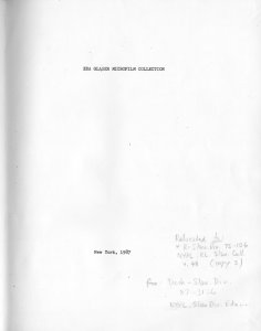Eda Glaser microfilm collection