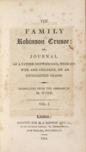 The family Robinson Crusoe, or, Journal of a father shipwrecked,