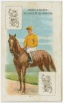 Jockey: E. Calder, Col: Duke of Devonshire.