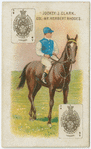 Jockey: J. Clark, Col: Mr. Herbert Rhodes.