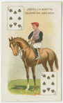 Jockey: J.H. Martin, colours: Sir John Kelk.