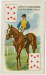 Jockey: Walter Griggs, colours: Major E. Loder.