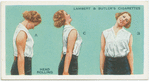 Exercises for women: head rolling.