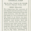 Exercises for women: head rolling.