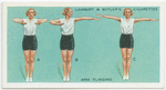 Exercises for women: arm flinging.