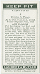 Exercises for women: arm flinging.