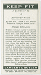 Exercises for women: ankle circling.