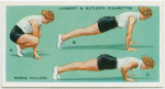 Exercises for women: prone falling.