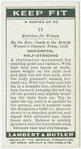 Exercises for women: horizontal half-standing.