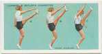 Exercises for women: high kicking.