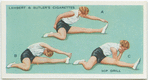 Exercises for women: hip drill.