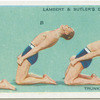 Exercises for men: trunk lowering.