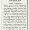Exercises for men: trunk lowering.