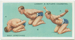 Exercises for men: body stretching.