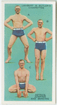 Exercises for men: astride jumbing and bending.