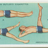 Exercises for men: abdominal exercise.
