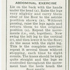 Exercises for men: abdominal exercise.
