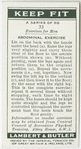 Exercises for men: abdominal exercise.