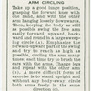 Exercises for men: arm circling.