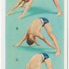 Exercises for men: trunk bending downward.
