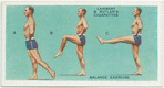 Exercises for men: balance exercise.
