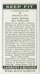 Exercises for men: trunk bending and unrolling.