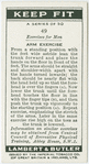 Exercises for men: arm exercise.
