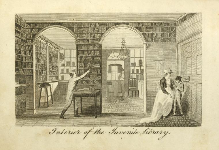 Interior of the Juvenile Library - NYPL Digital Collections