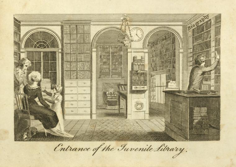 Entrance of the Juvenile Library - NYPL Digital Collections