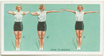 Exercises for women: arm flinging.
