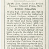 Exercises for women: trunk rolling.