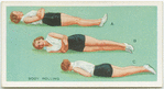 Exercises for women: body rolling.