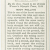 Exercises for women: body rolling.