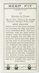 Exercises for women: body rolling.